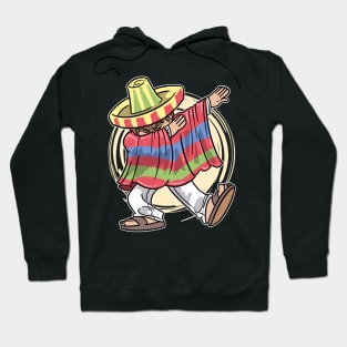 Cinco De Mayo Dabbing Mexican Poncho Hoodie